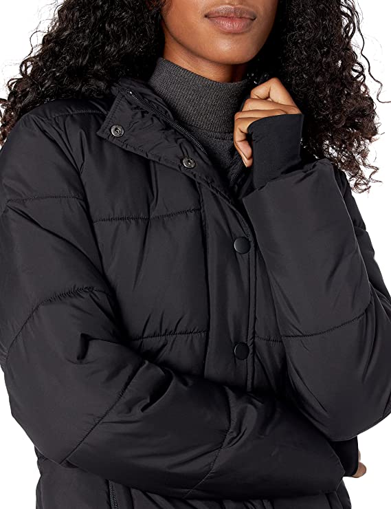 Amazon Essentials Womens Heavyweight Long-Sleeve Hooded Puffer Coat Amazon Essentials Womens Heavyweight Long-Sleeve Hooded Puffer Coat - Image 3