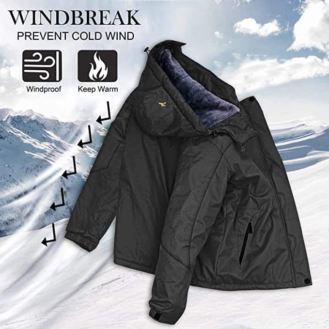R RUNVEL Womens Waterproof Jacket R RUNVEL Womens Waterproof Jacket - Image 5