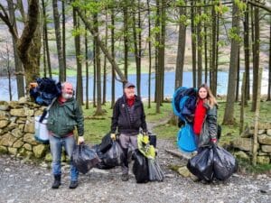 Rubbish dumped at Lake District beauty spot