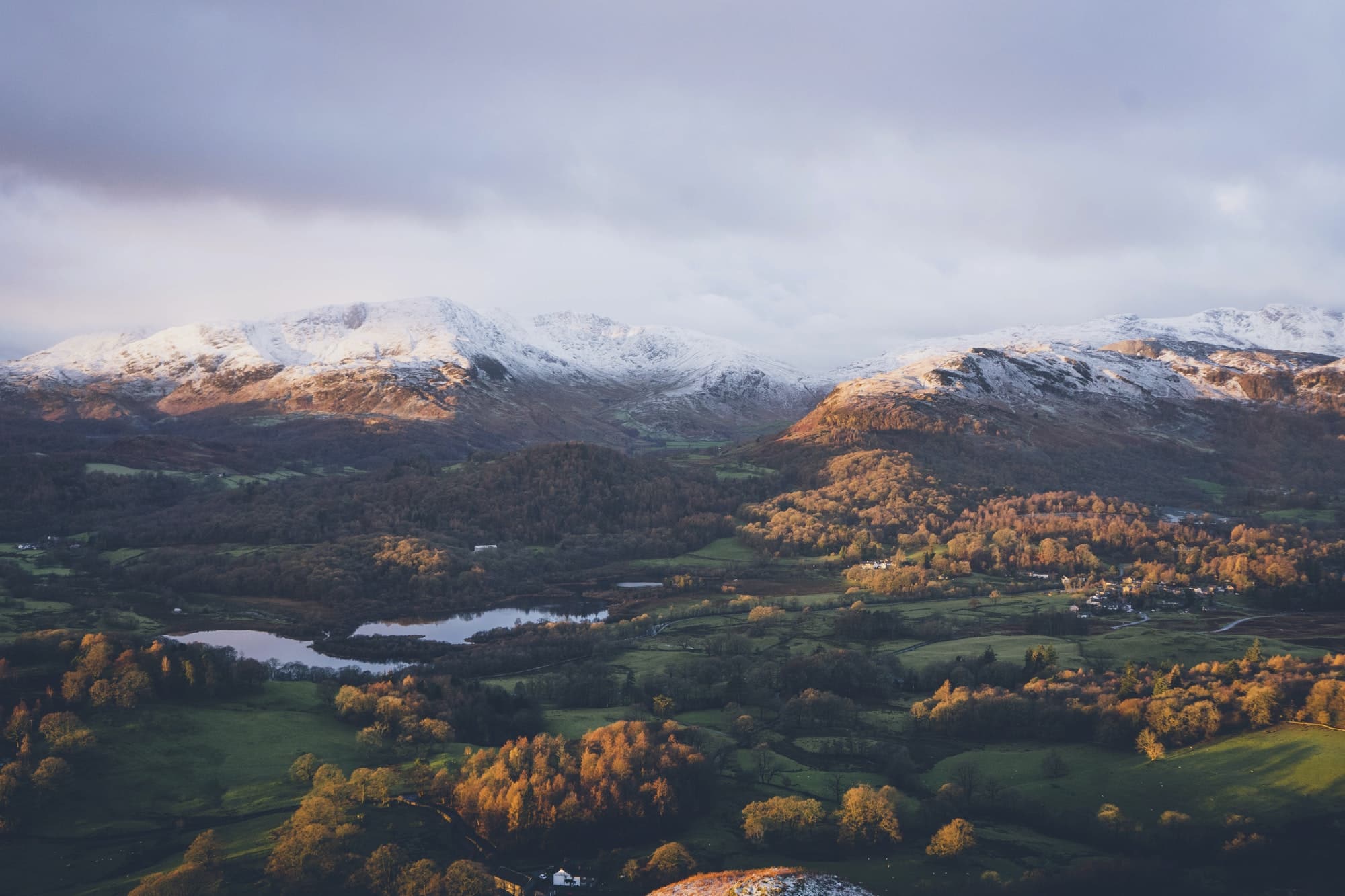 Loughrigg Fell in the English Lake District, United Kingdom