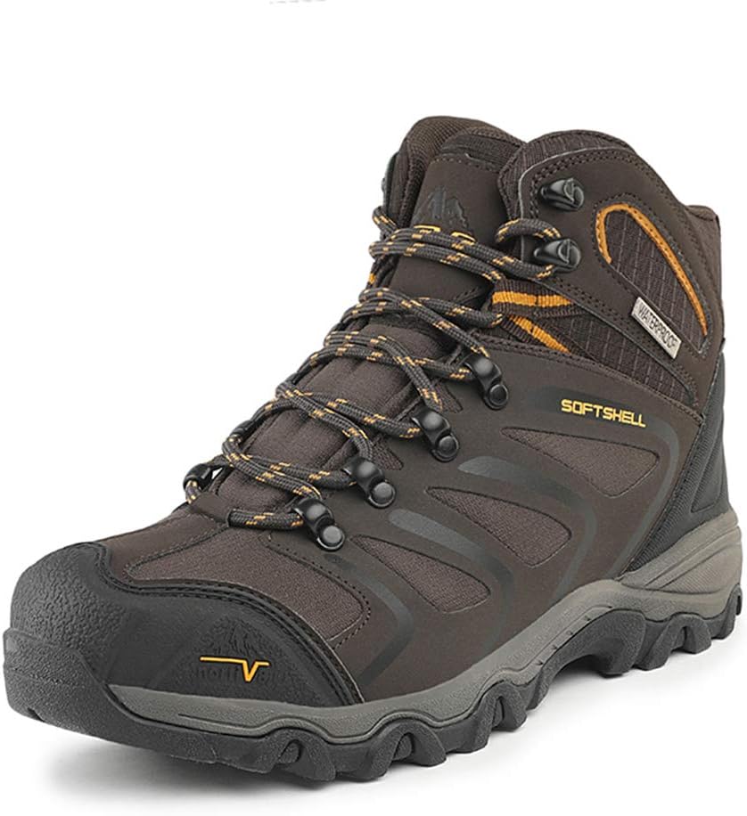 NORTIV 8 Mens Ankle High Waterproof Hiking Boots Backpacking Trekking Trails Shoes NORTIV 8 Mens Ankle High Waterproof Hiking Boots Backpacking Trekking Trails Shoes