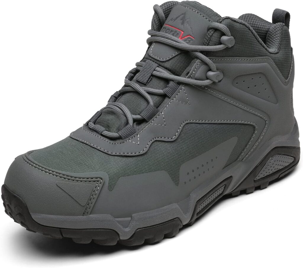 NORTIV 8 Mens Waterproof Hiking Boots Outdoor Mountaineering Trekking Mid Backpacking Shoes JS19001M NORTIV 8 Mens Waterproof Hiking Boots Outdoor Mountaineering Trekking Mid Backpacking Shoes JS19001M