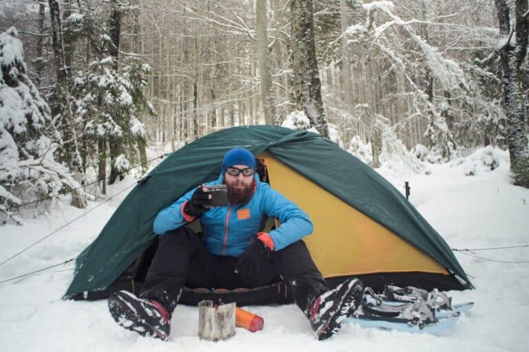 winter camping