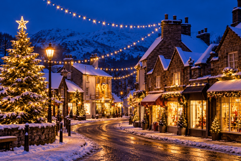 Ambleside Christmas Village Street