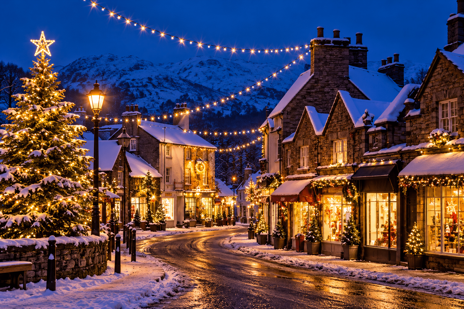 Ambleside Christmas Village Street